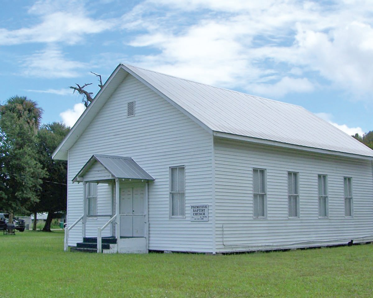 The Okeechobee Primitive Baptist Church is the oldest church in Okeechobee County.